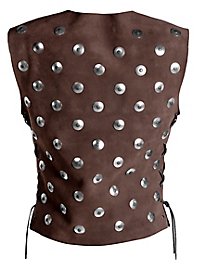 Studded Leather Jerkin - Bondsman, short